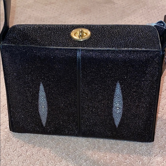 Stingray skin handbag - Picture 3 of 4